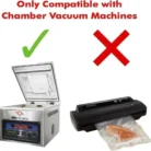100pcs Vacuum Sealer Bags Poly:Nylon Food Storage Package For Chamber b