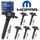6PCS Ignition Coils & Spark Plugs For Chrysler Jeep Dodge Ram 3.6L UF648 b